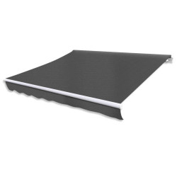 Toldo dobrável manual 300 cm antracite