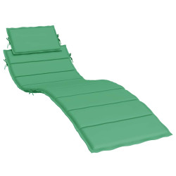 Almofadão p/ espreguiçadeira 186x58x4 cm tecido oxford verde