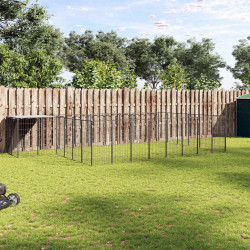 Canil 15,73 m² aço preto