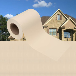 Painel de privacidade para jardim 35x0,19 m PVC creme