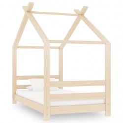 Estrutura de cama infantil 70x140 cm madeira de pinho maciça - Imagen 1