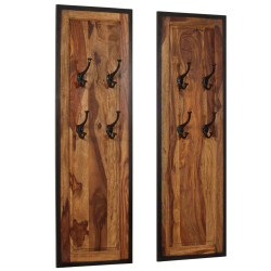 Bengaleiros 2 pcs madeira acácia maciça