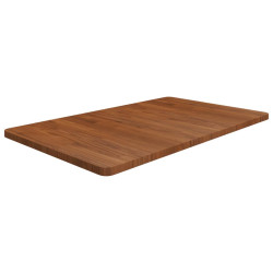 Bancada p/ wc 100x60x2,5 cm madeira tratada castanho-escuro