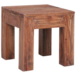 Mesa de centro 30x30x30 cm madeira de mogno maciça