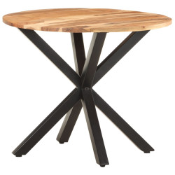 Mesa de apoio 68x68x56 cm madeira de acácia maciça