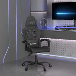 Cadeira de gaming couro artificial preto