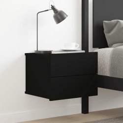 Mesa de cabeceira 40x30x30 cm derivados de madeira preto