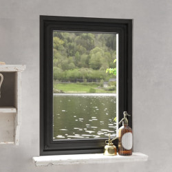 Tela anti-insetos magnética para janelas 80x120 cm antracite