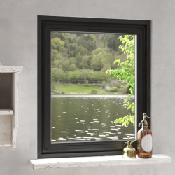 Tela anti-insetos magnética para janelas 100x120 cm antracite