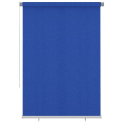 Estore de rolo para exterior 165 (l) x 230 (a) cm azul HDPE