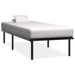 Estrutura de cama 90x200 cm metal preto