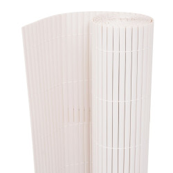 Cerca de jardim dupla face 90x500 cm branco