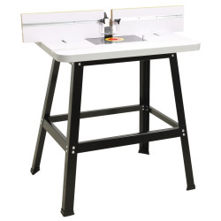 Mesa de fresagem aço e MDF 81x61x88 cm