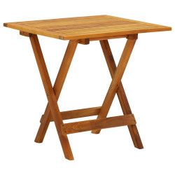 Mesa de bistrô 46x46x47 cm madeira de acácia sólida