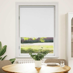 Cortina de rolo blackout, 104,4 x 175 cm, largura do tecido 100 cm, branca