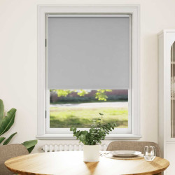Cortina de rolo blackout, 124,4 x 175 cm, largura do tecido 120 cm, cinza