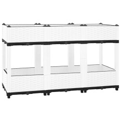 Canteiro elevado 120x40x71 cm polipropileno
