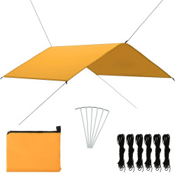 Lona de exterior 4x4 m amarelo