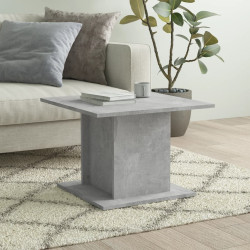 Mesa de centro 55,5x55,5x40 cm derivados madeira cinza-cimento