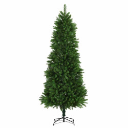 Árvore de natal artificial agulhas realistas 240 cm verde