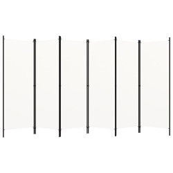 Divisória de quarto com 6 painéis 300x180 cm branco