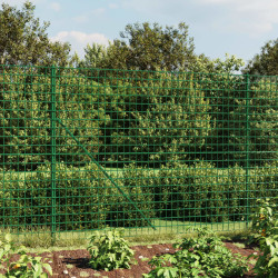 Cerca de malha de arame com flange 1,6x25 m verde