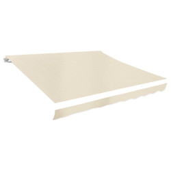Tecido de substituição para toldo creme 600x300 cm poliéster