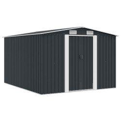 Abrigo de jardim 257x298x178 metal antracite