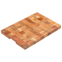 Tábua de cortar 50x34x3,8 cm madeira de acácia maciça