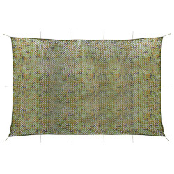 Rede de camuflagem com saco de armazenamento 4x5 m verde