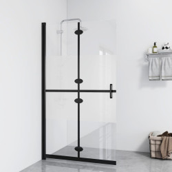 Divisória chuveiro dobrável 70x190 cm meio vidro fosco esg