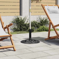 Base para guarda-sol ferro fundido 48x48x33 cm preto