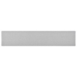 Tapete/passadeira 50x250 cm cinzento-claro