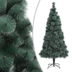 Árvore de natal artificial com suporte 210 cm PET verde