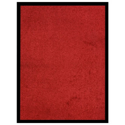 Tapete de porta 60x80 cm vermelho