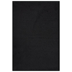 Tapete de porta 80x120 cm preto