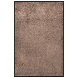 Tapete de porta 80x120 cm castanho