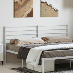 Cabeceira de substituição 193 cm metal branco