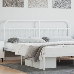 Cabeceira de substituição 200 cm metal branco