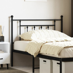 Cabeceira de substituição 107 cm metal preto