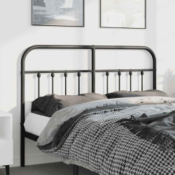 Cabeceira de substituição 135 cm metal preto