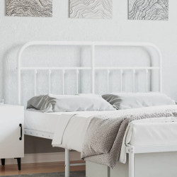 Cabeceira de substituição 135 cm metal branco