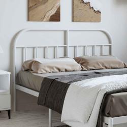 Cabeceira de substituição 150 cm metal branco