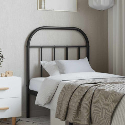 Cabeceira de substituição 75 cm metal preto