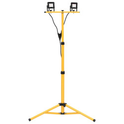 Projetor c/ iluminação LED e tripé 2x10 w branco quente