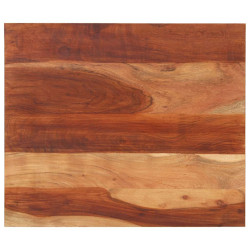 Tampo de mesa madeira de acácia maciça 15-16 mm 60x70 cm
