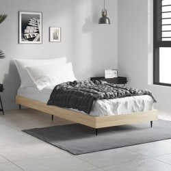 Estrutura cama s/ colchão derivados de madeira carvalho sonoma