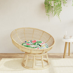 Almofadão redondo ø 60 x11 cm tecido oxford multicor