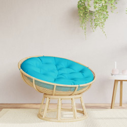 Almofadão redondo ø 100 x11 cm tecido oxford turquesa