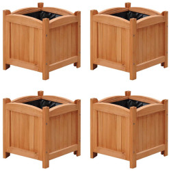 Vasos/floreiras 4 pcs 30x30x30 cm